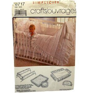Simplicity 6717 Baby Crib Accessories Pattern
